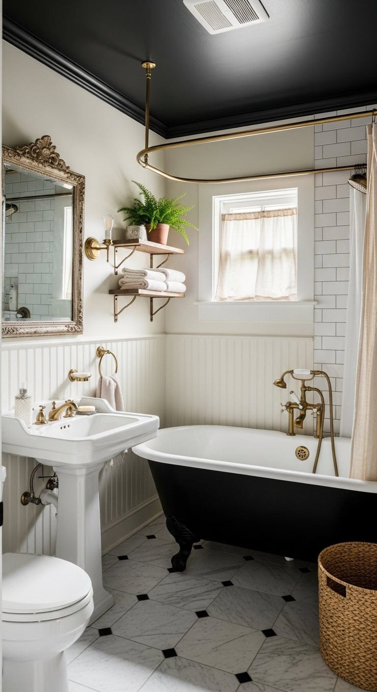 black clawfoot tub drama