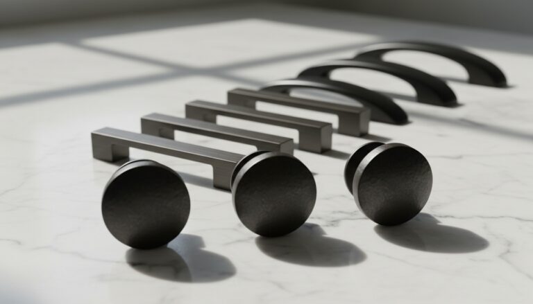 black kitchen cabinet hardware