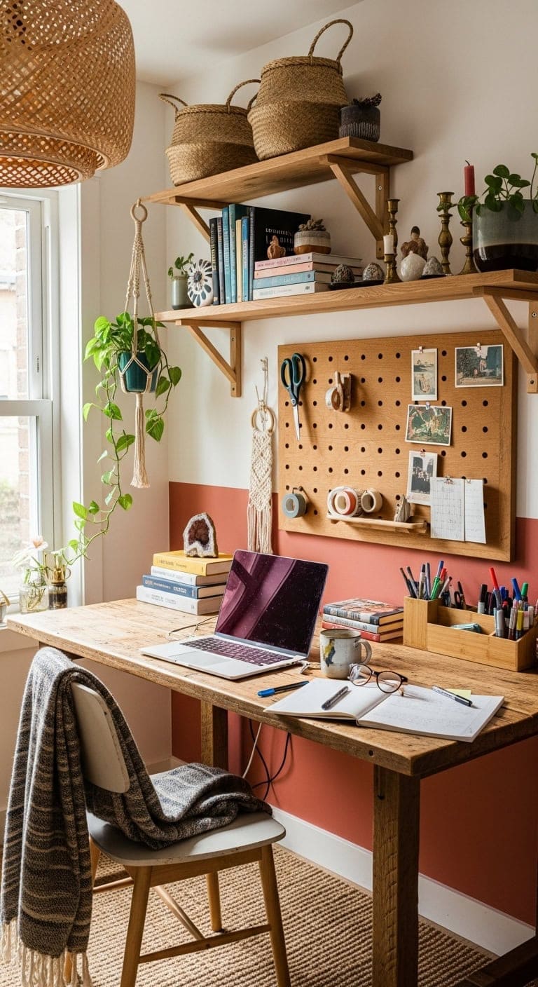 bohemian earthy eclectic functional