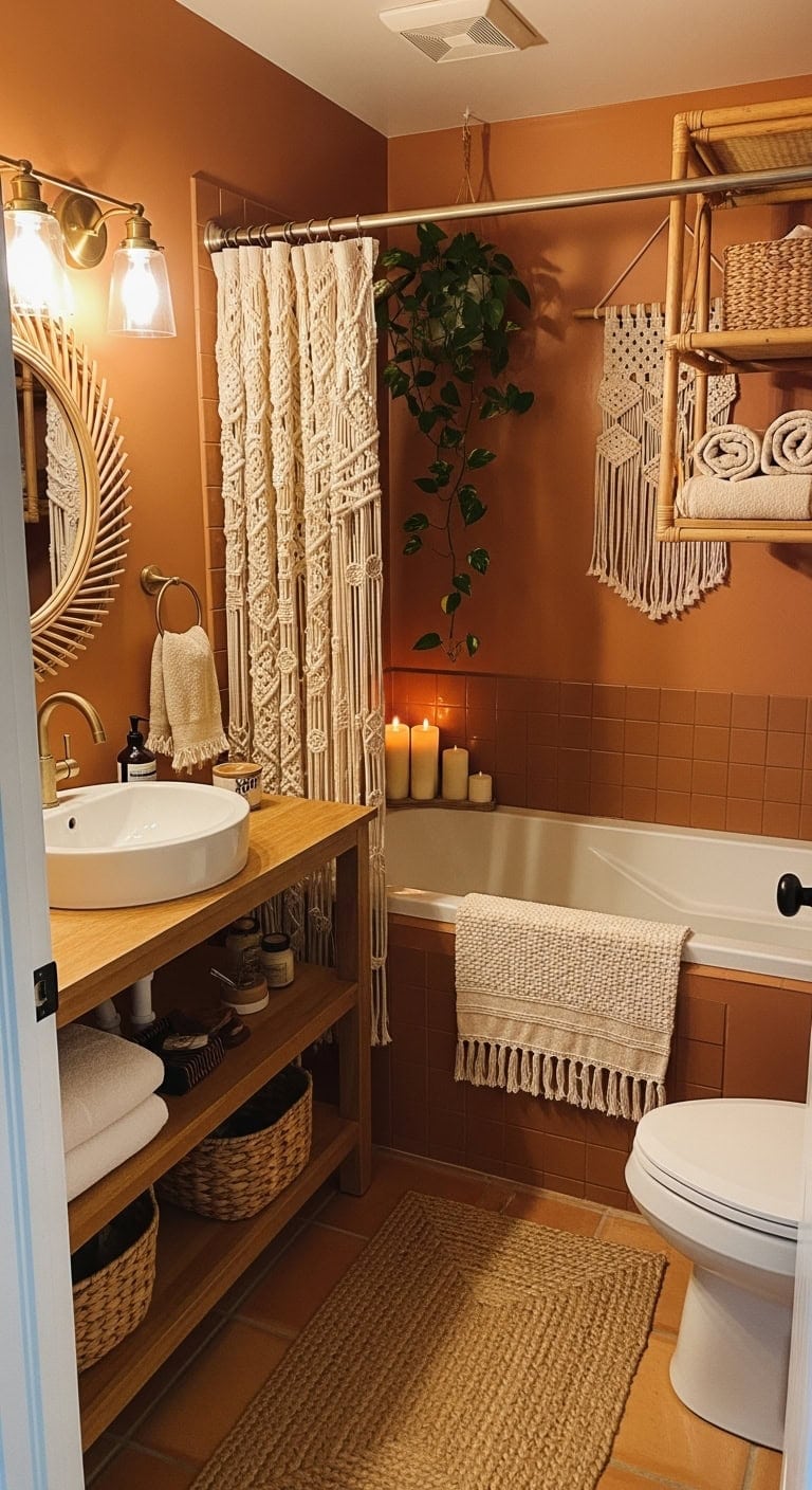 bohemian tile ledge sanctuary