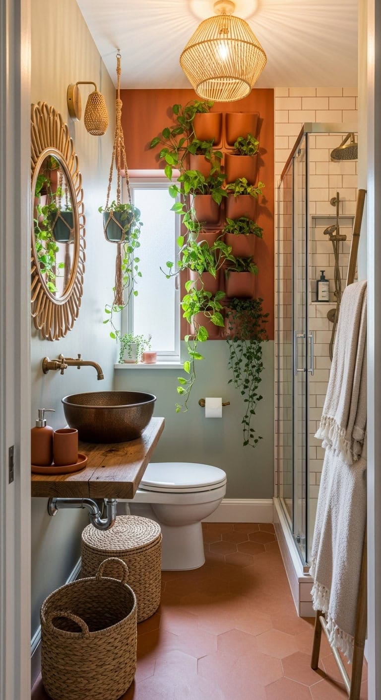 bohemian vertical garden retreat