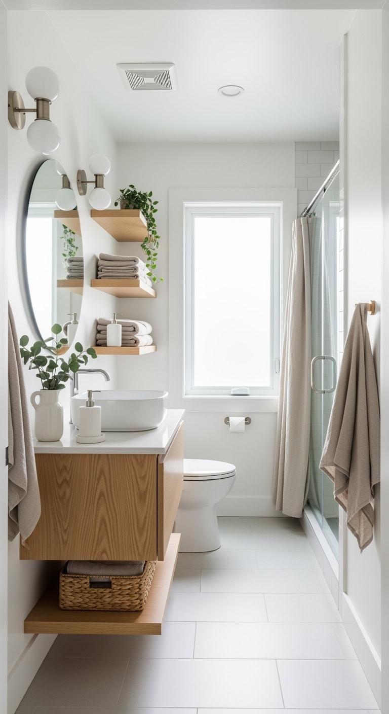 bright nordic linen and wood