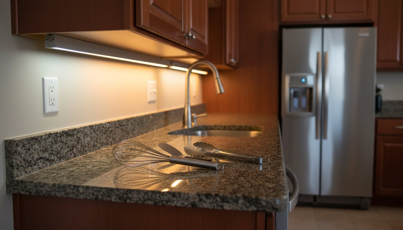 brightness controls battery mounting color