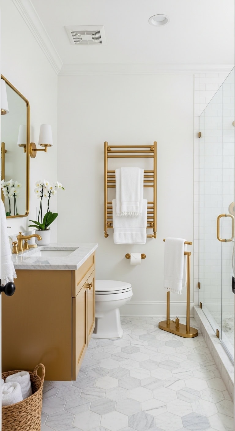 brushed gold elegance