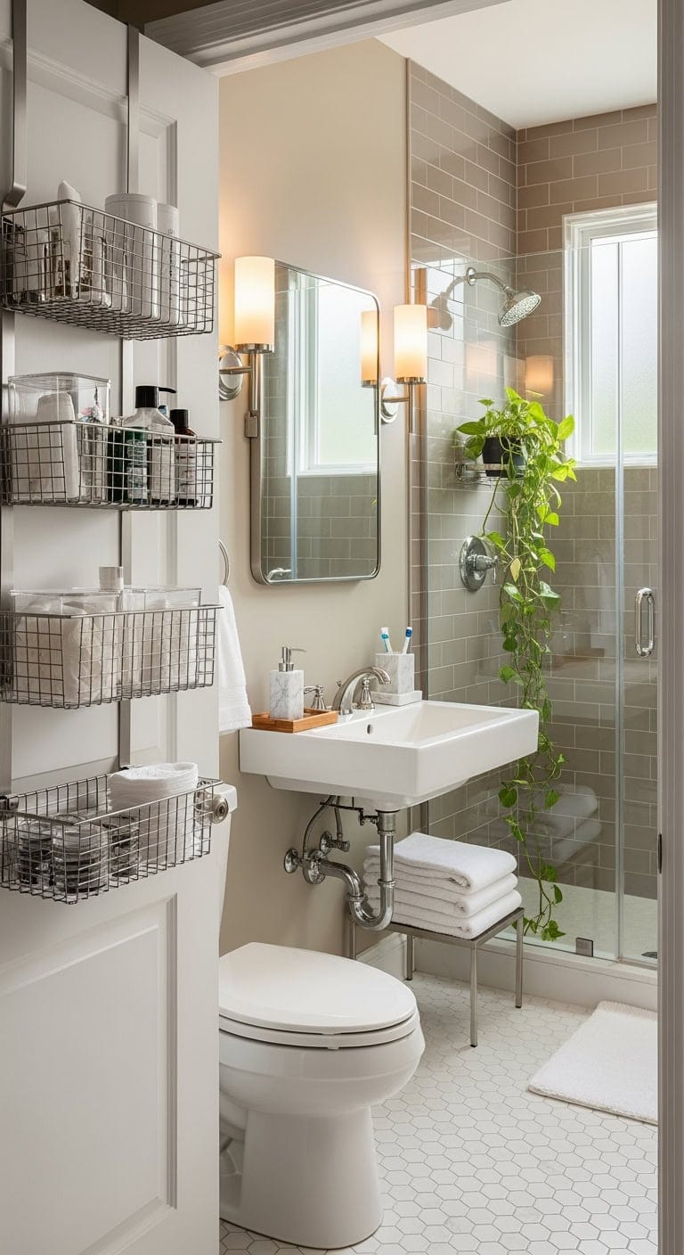 brushed nickel pewter organization