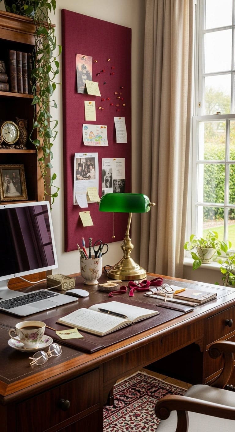 burgundy and cream elegance