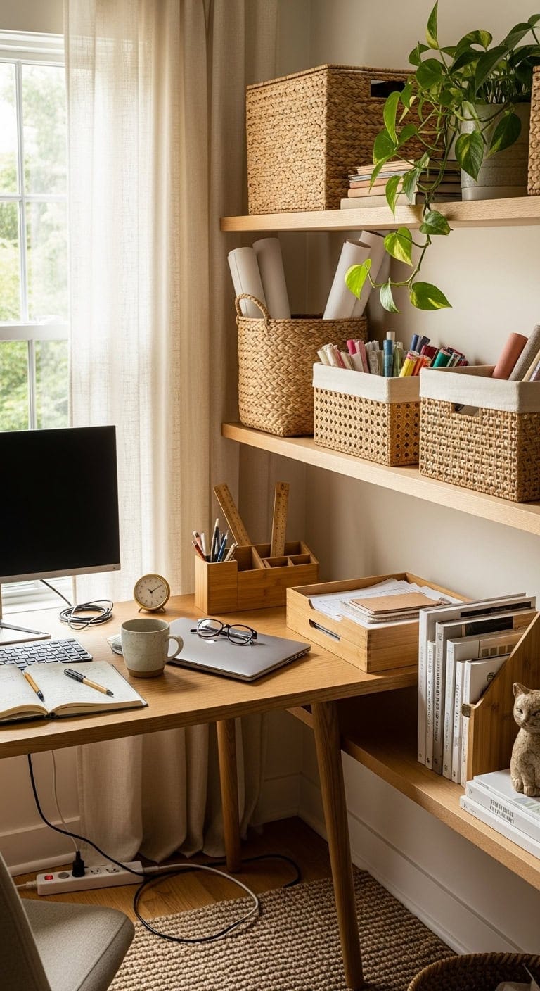 calm woven storage solutions