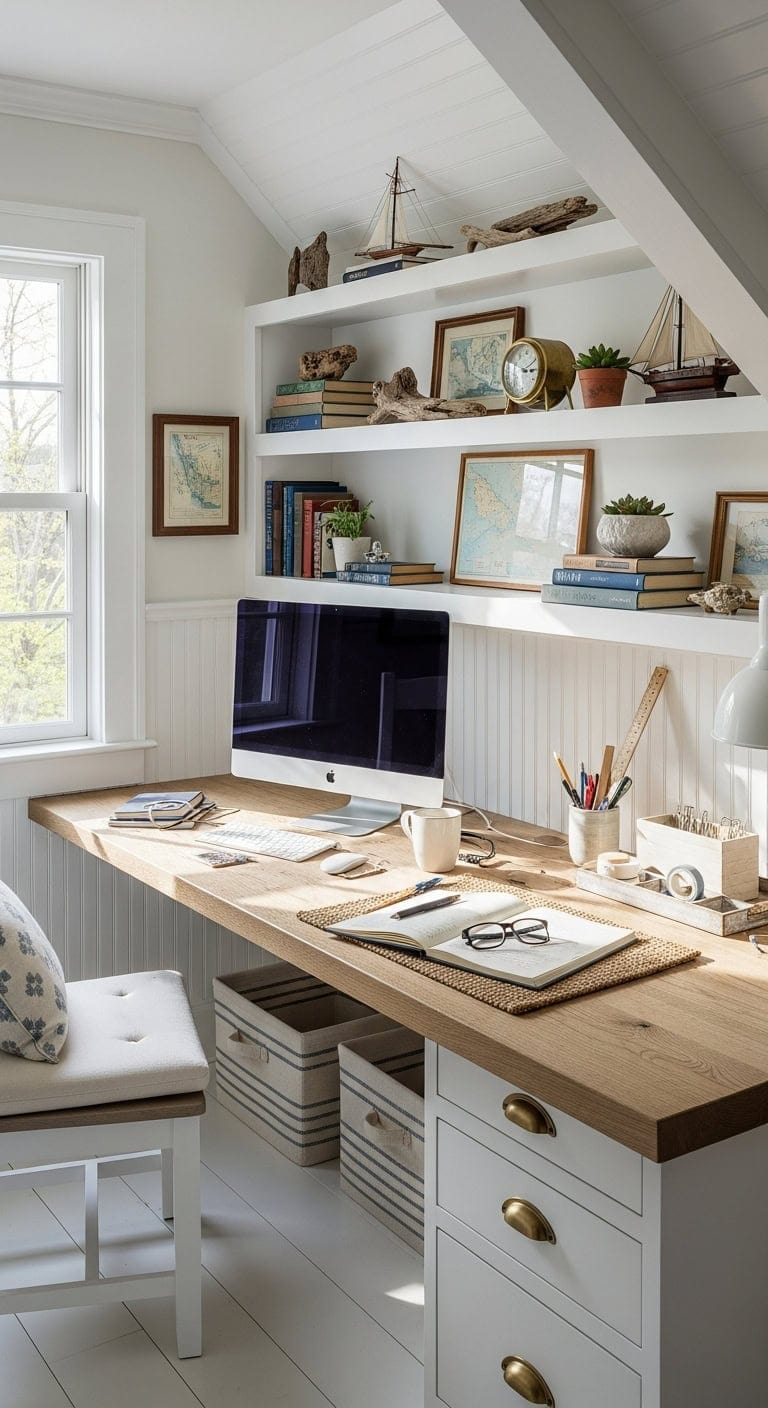 cape cod dormer desks