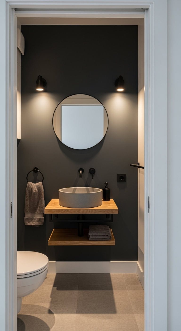 charcoal taupe concrete sophistication