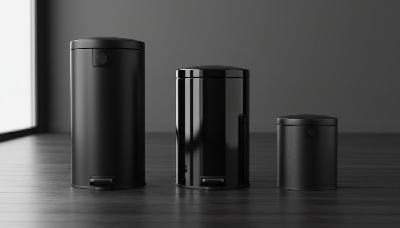 choosing functional and convenient black cans