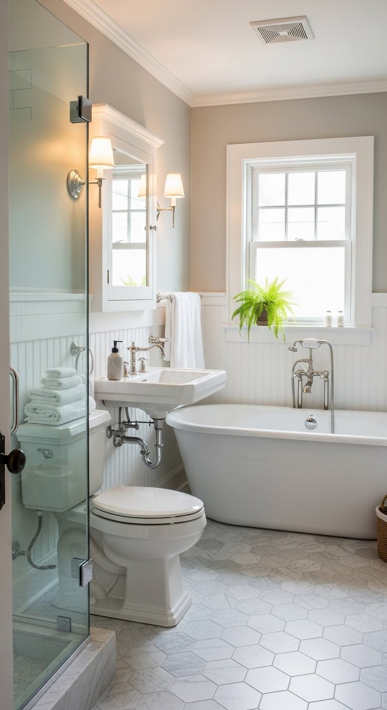 classic white tub elegance