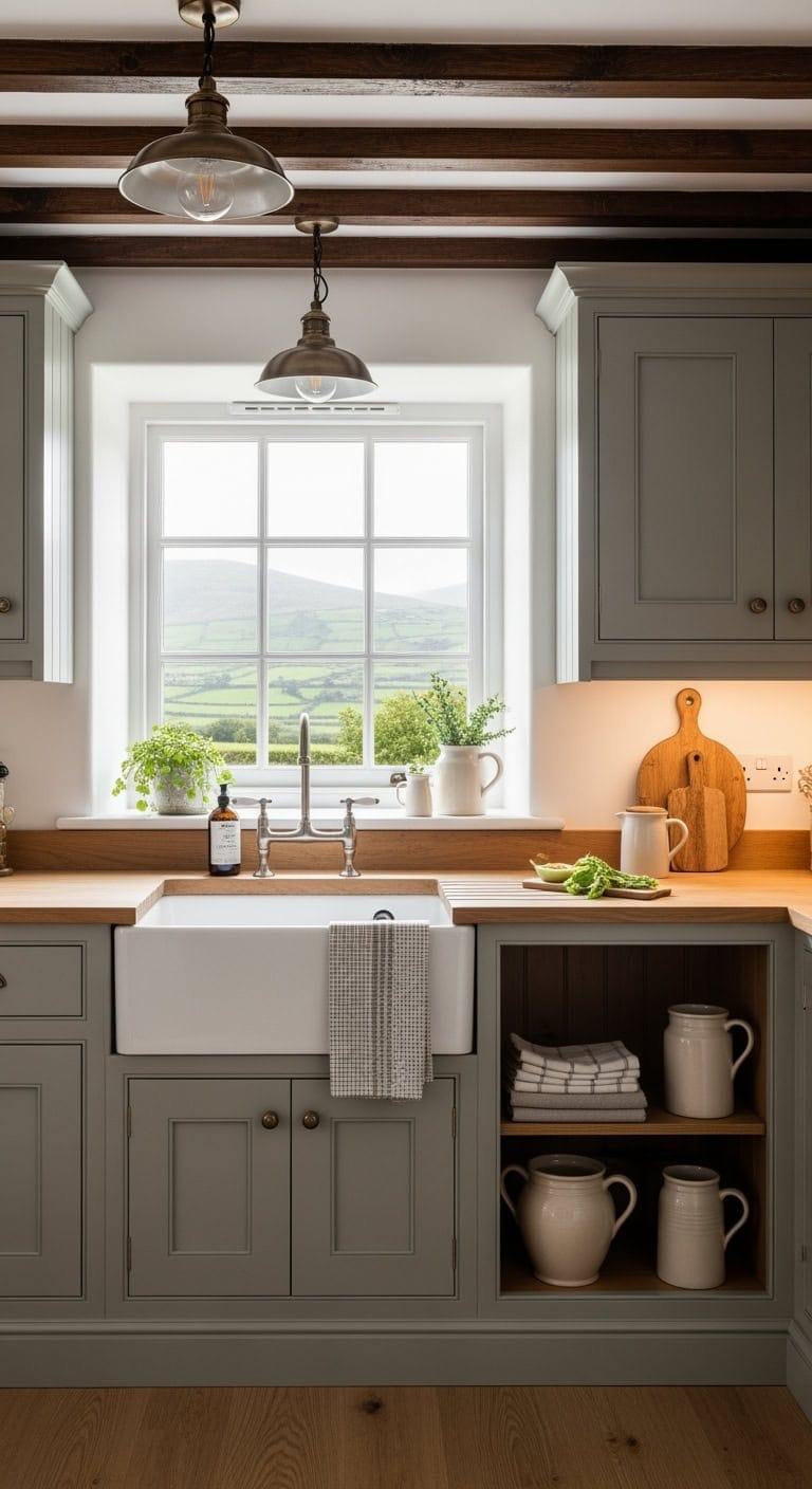 clover green cottage kitchen