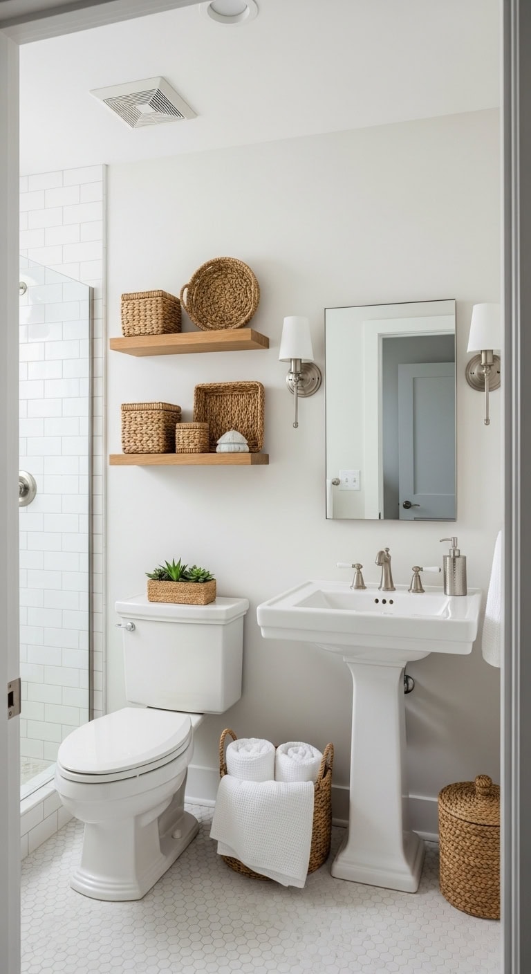 coastal inspired natural texture storage