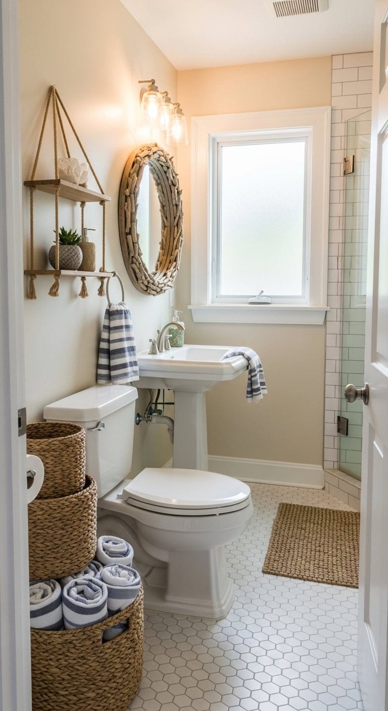 coastal rope corner storage