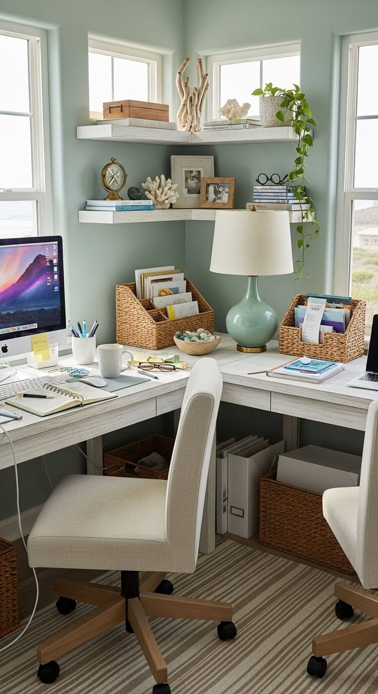 coastal serenity through natural tones