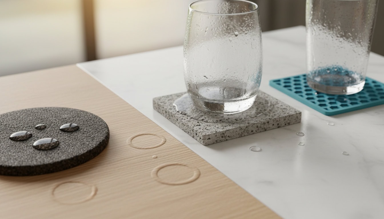 coasters for protection and style