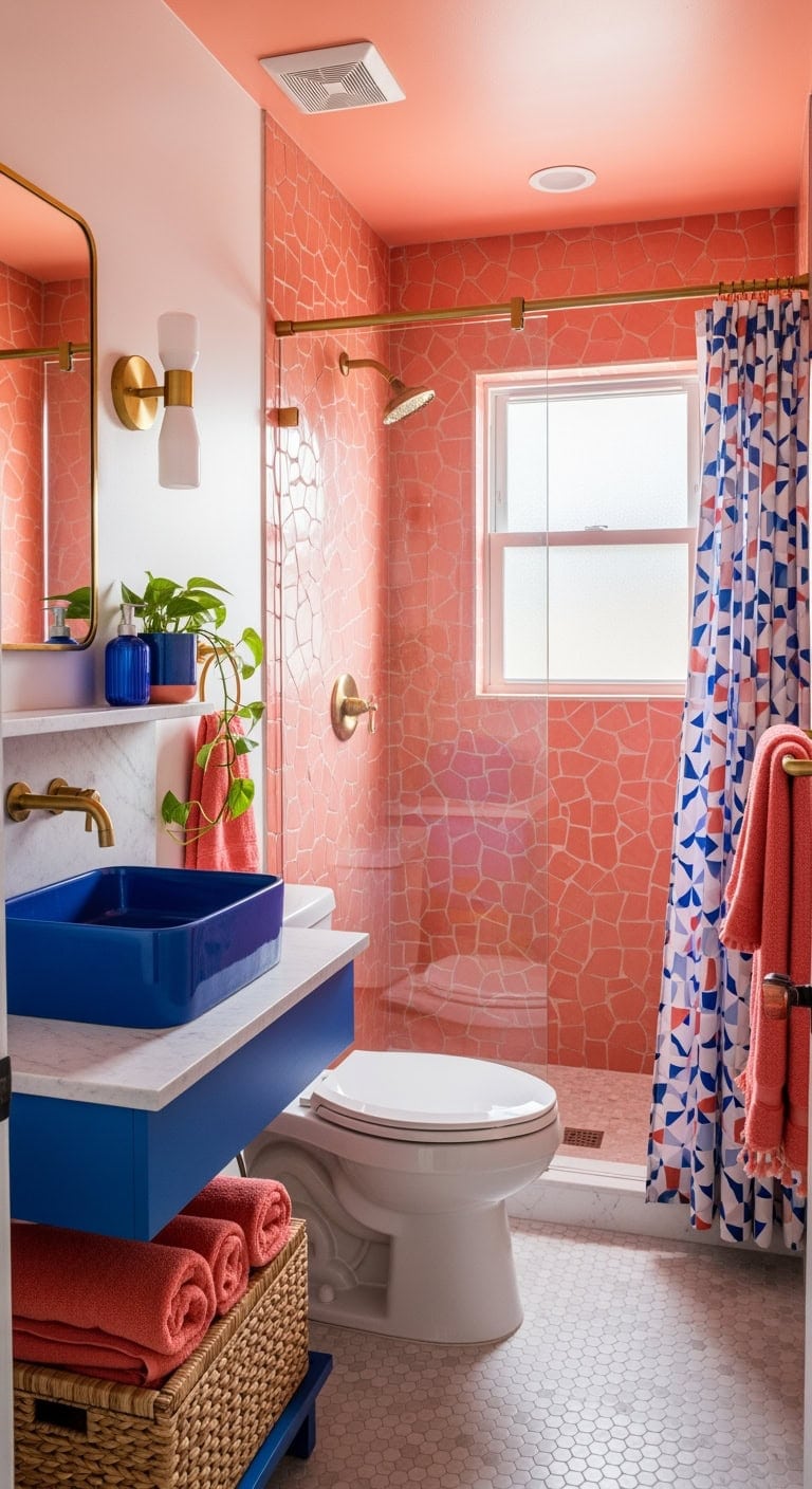 cobalt coral zellige oasis