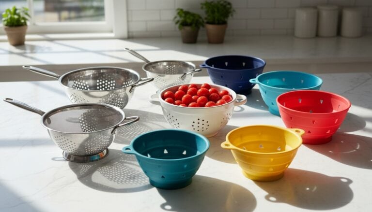 colanders for efficient draining