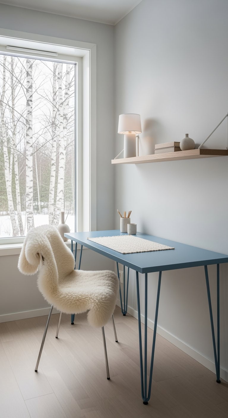 compact chic tiny office