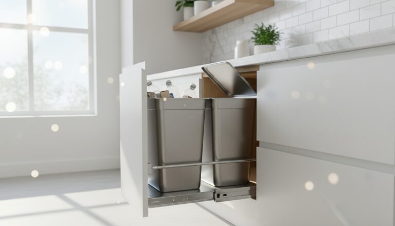 conceal unsightly trash can storage