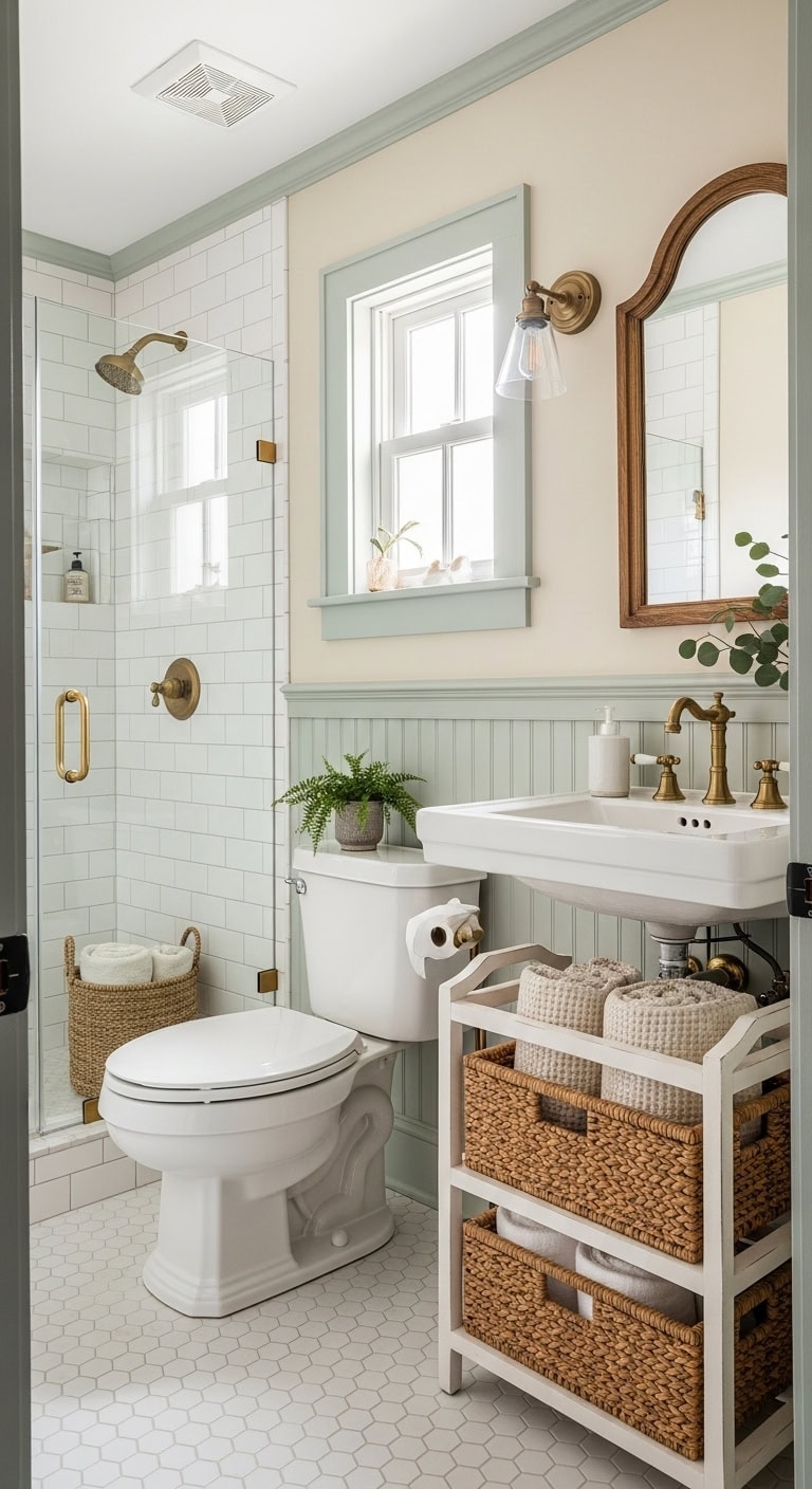 cottage core vertical storage