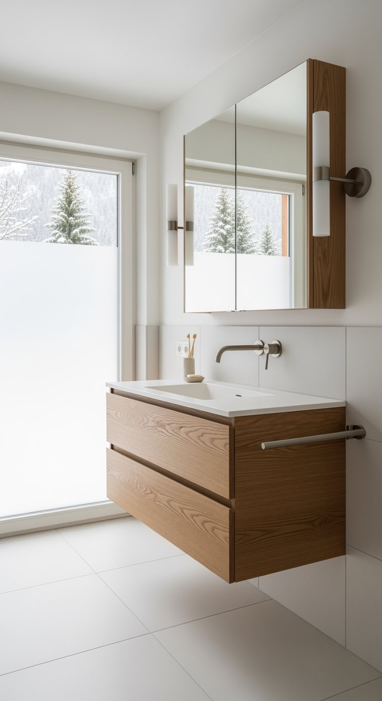 cozy bright minimalist bathroom ideas
