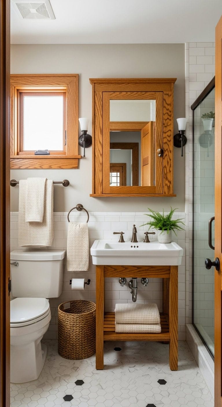 craftsman bungalow bath revival