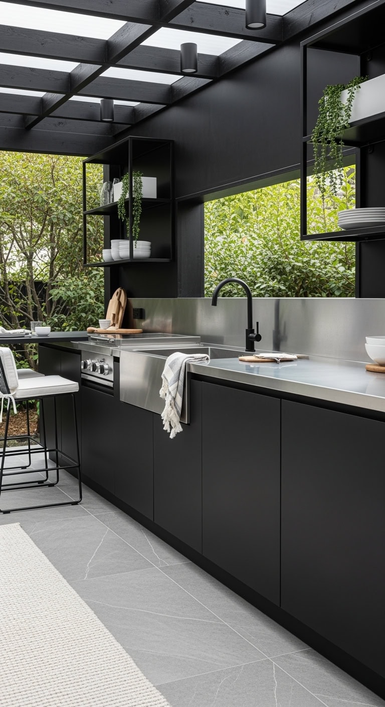 crisp white and blackminimalism