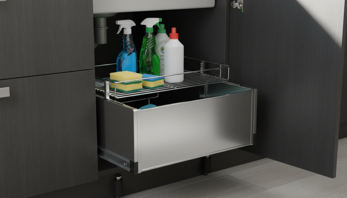 customizable under sink storage solutions