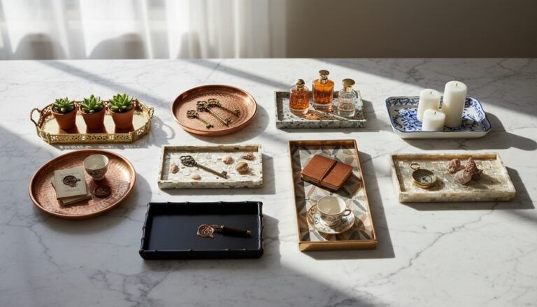 decorative trays enhance home aesthetics