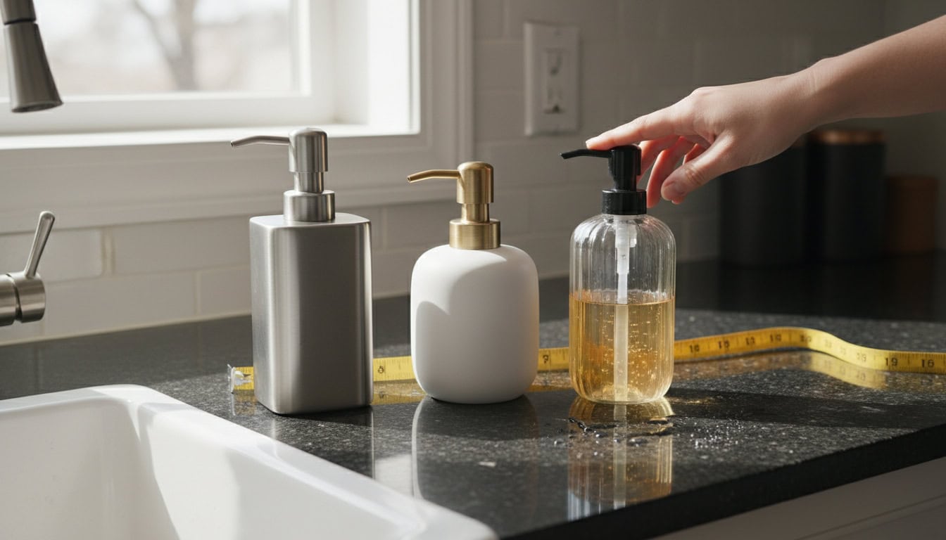 dish soap dispenser selection criteria