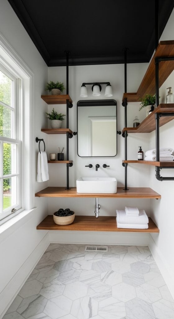 23 Small Black Bathroom Ideas That Look Dramatic (Not Dark)