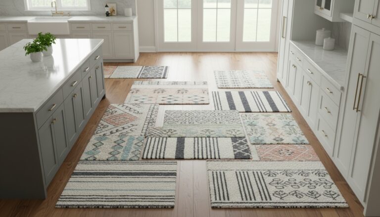 durable cotton kitchen floor mats