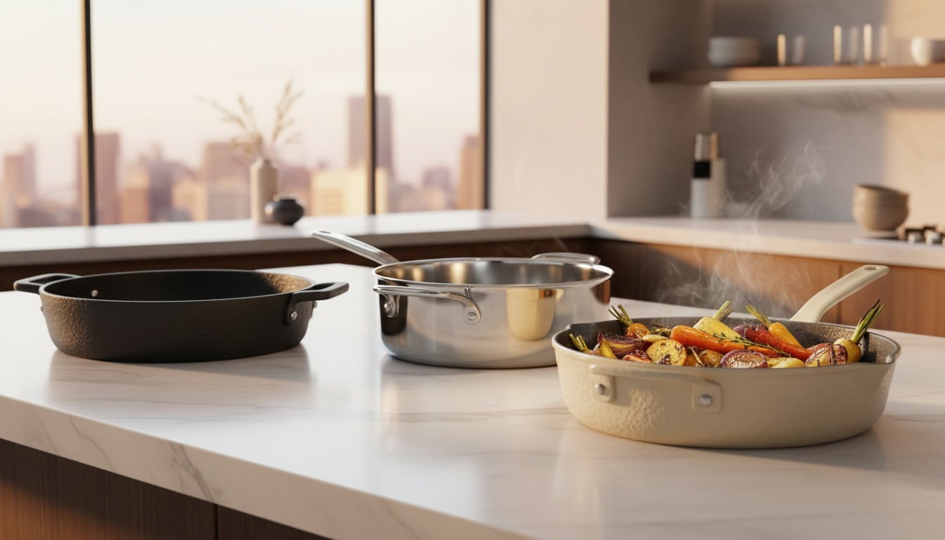 durable even heating easy clean roasting pans