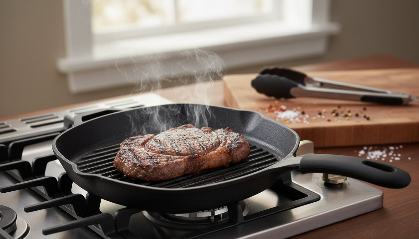 durable even heating nonstick compatible