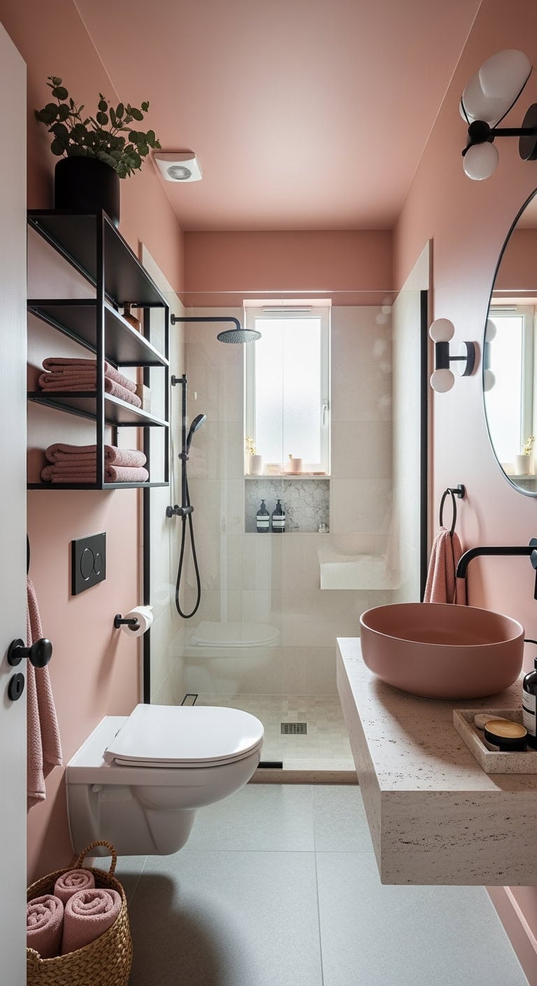 dusty rose matte black sanctuary