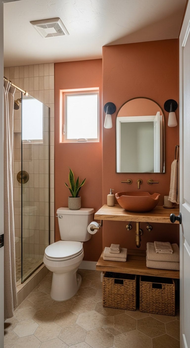 earthy warm minimal serene