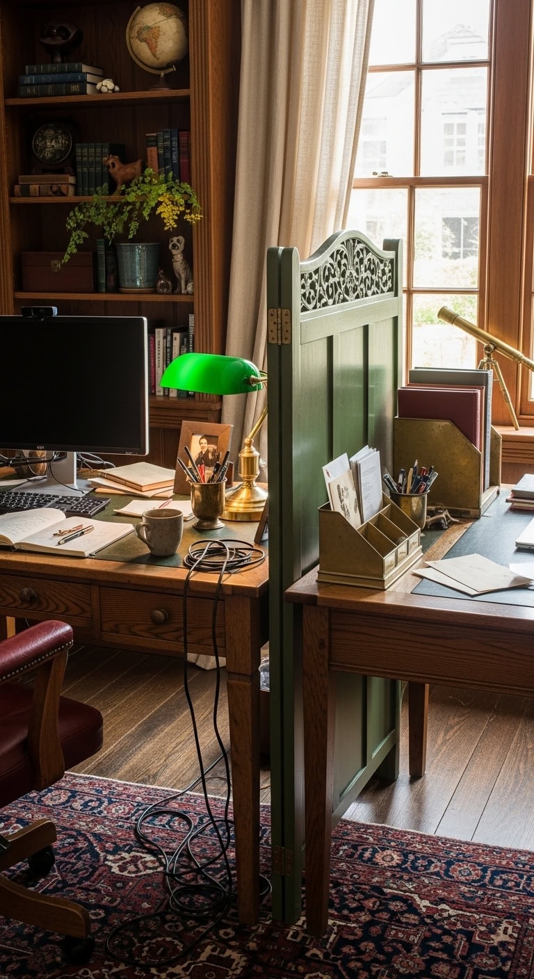 elegant shared workspace design