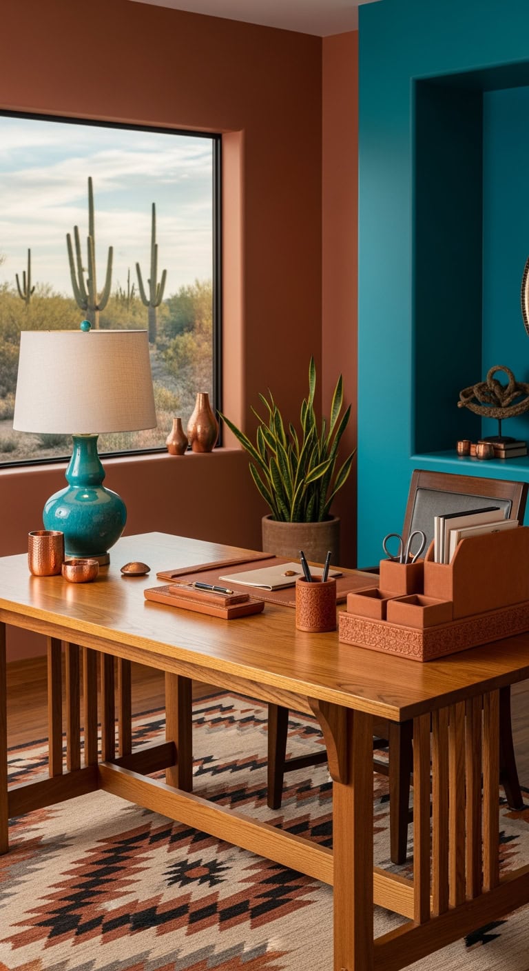 elegant sophisticated stylish home office