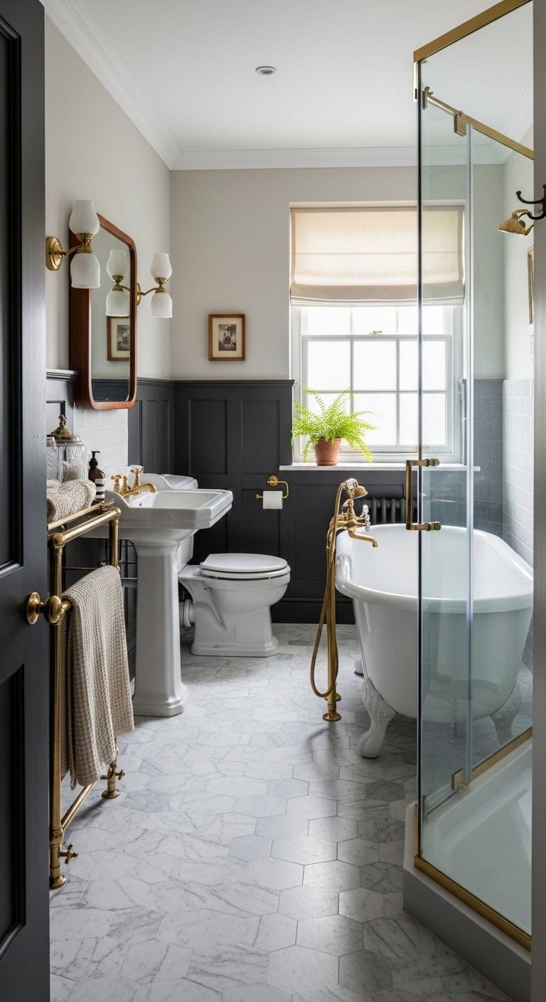 elegant tub rich panels