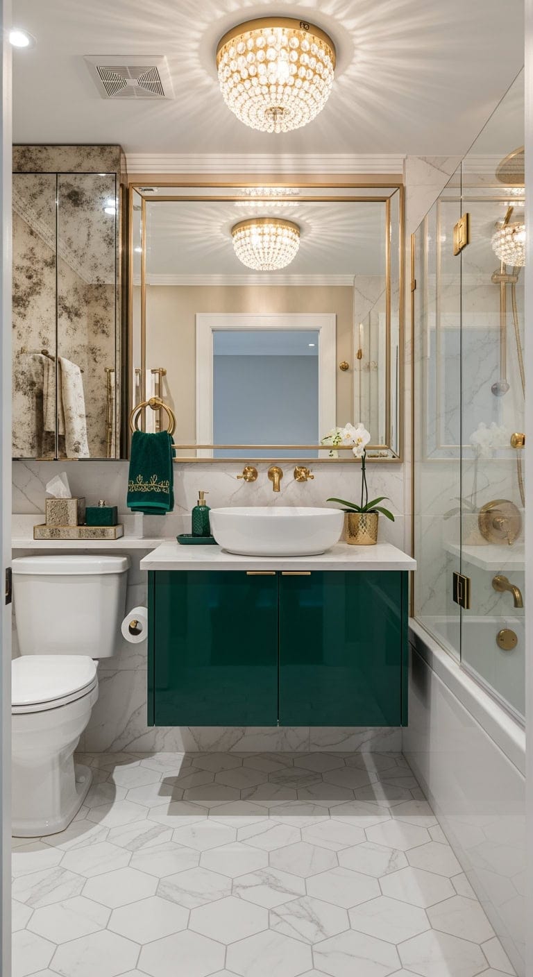 emerald and champagne glamorium