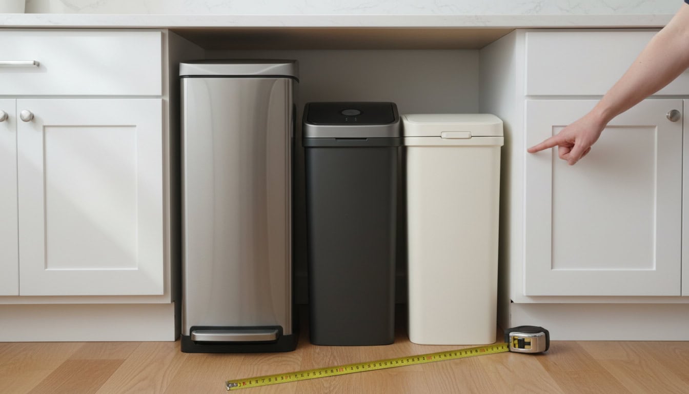 evaluate key factors for suitable trash can