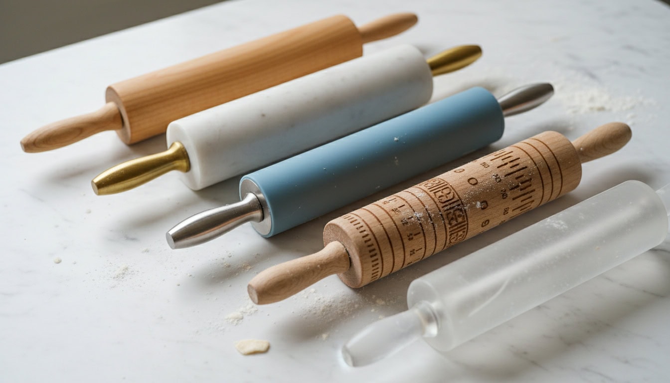 evaluating rolling pin characteristics for baking