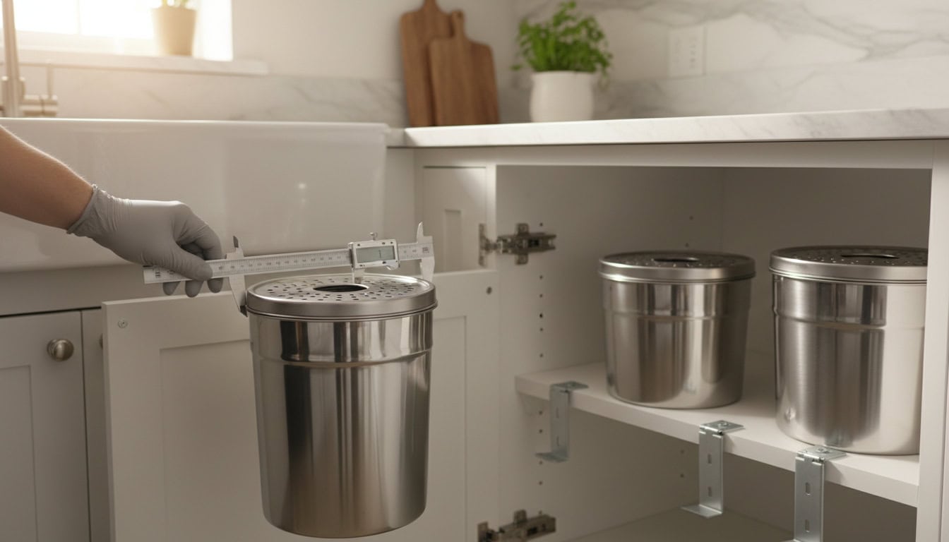 evaluating under sink compost bin features