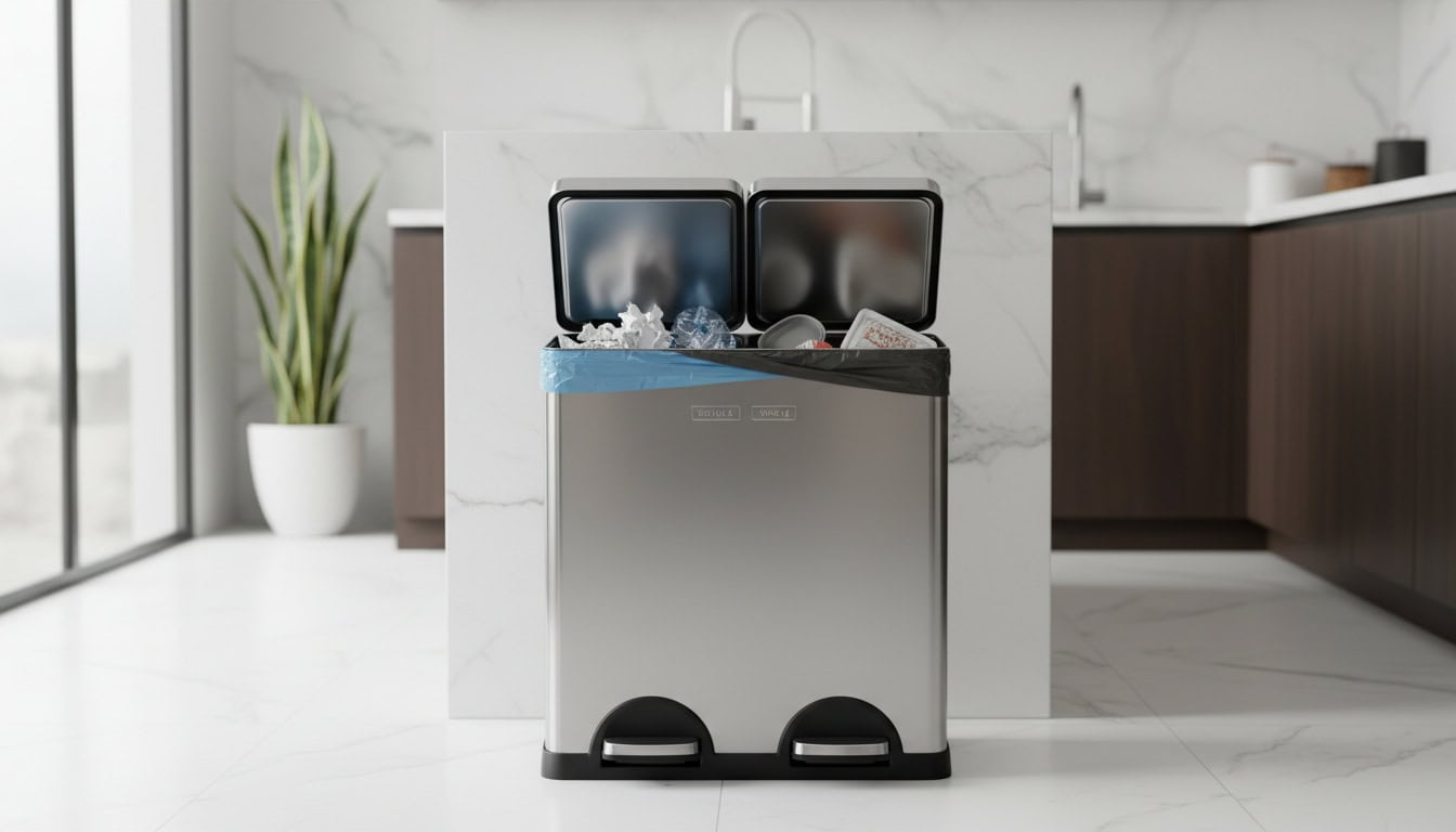 features for dual trash