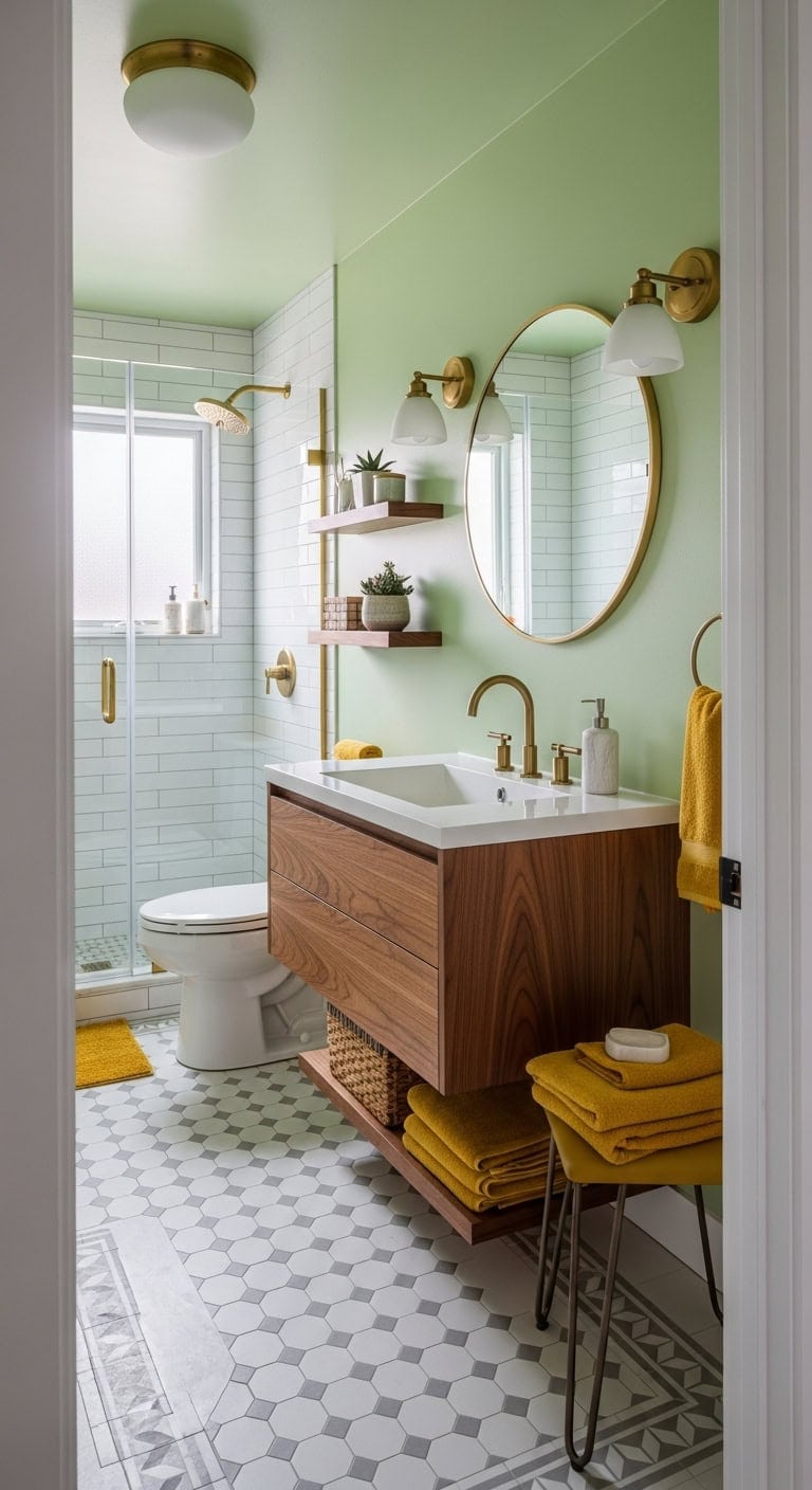 floating vanity space saver