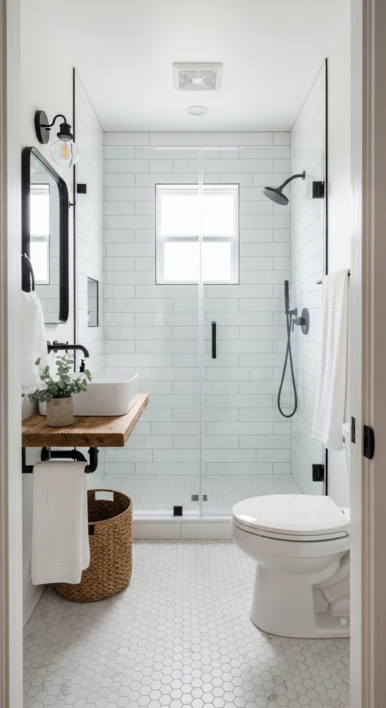 frameless glass maximizes space