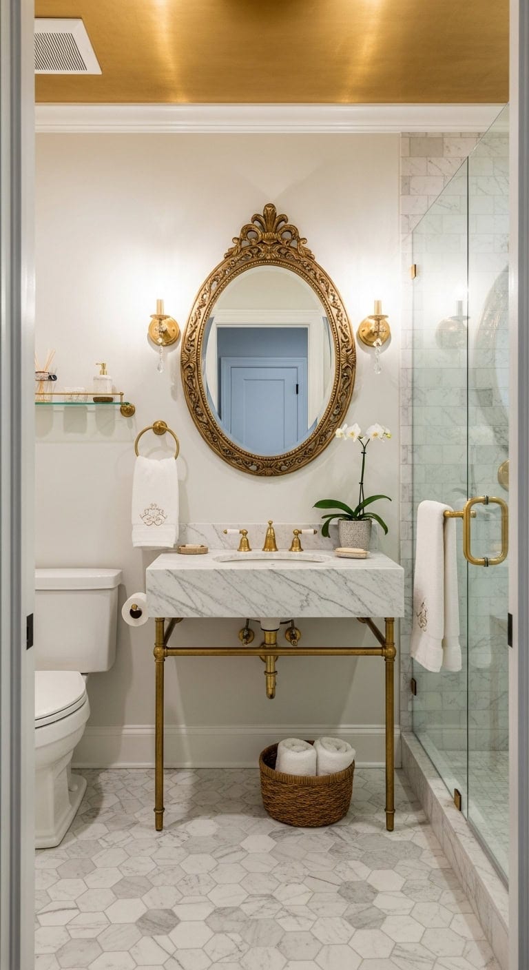french elegance timeless marble accents