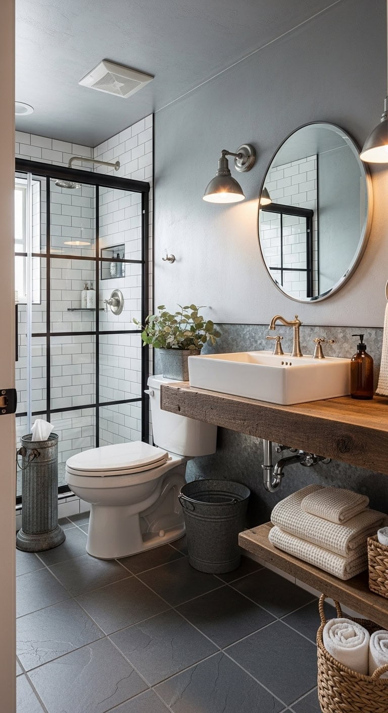 galvanized charm rustic glow