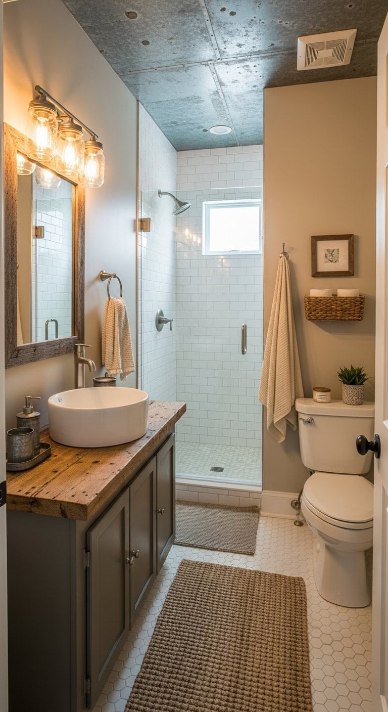 galvanized mason jar charm